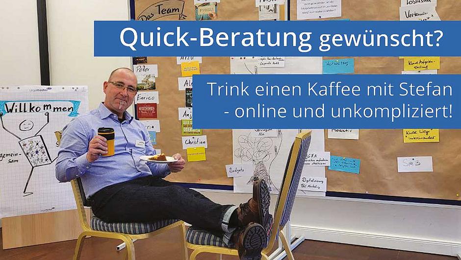 Angebot für Quick-Coaching auf einen Kaffee