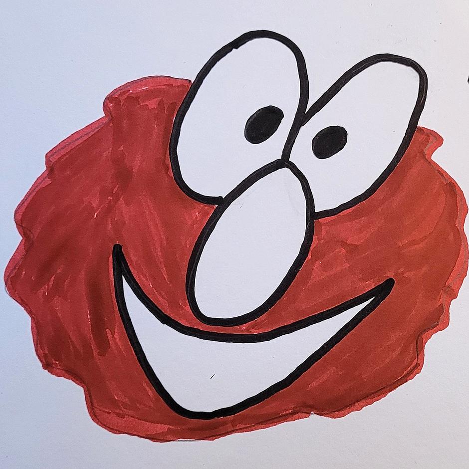 Elmo aus der Sesamstraße