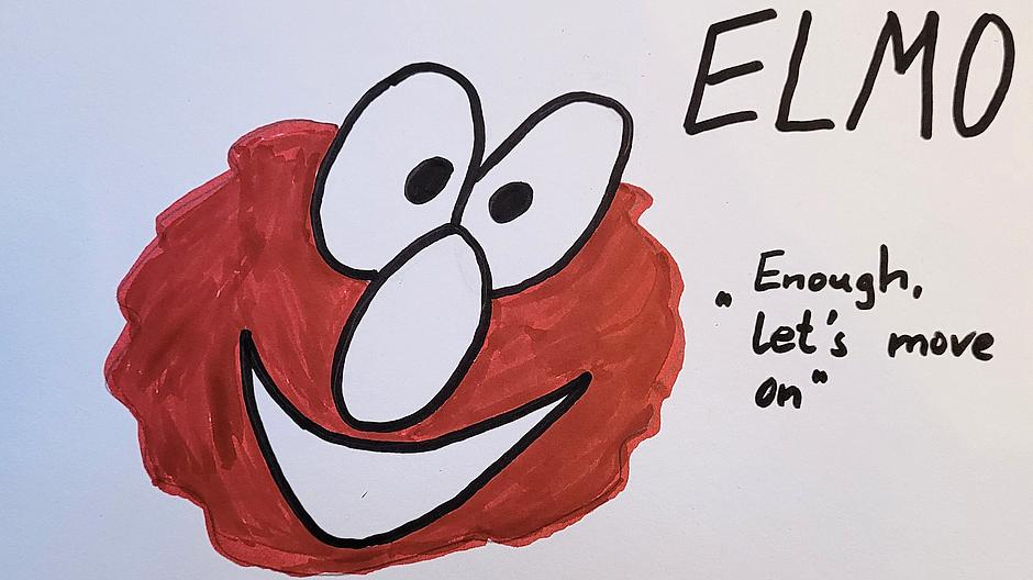 Elmo aus der Sesamstraße
